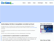 Tablet Screenshot of desims4.com